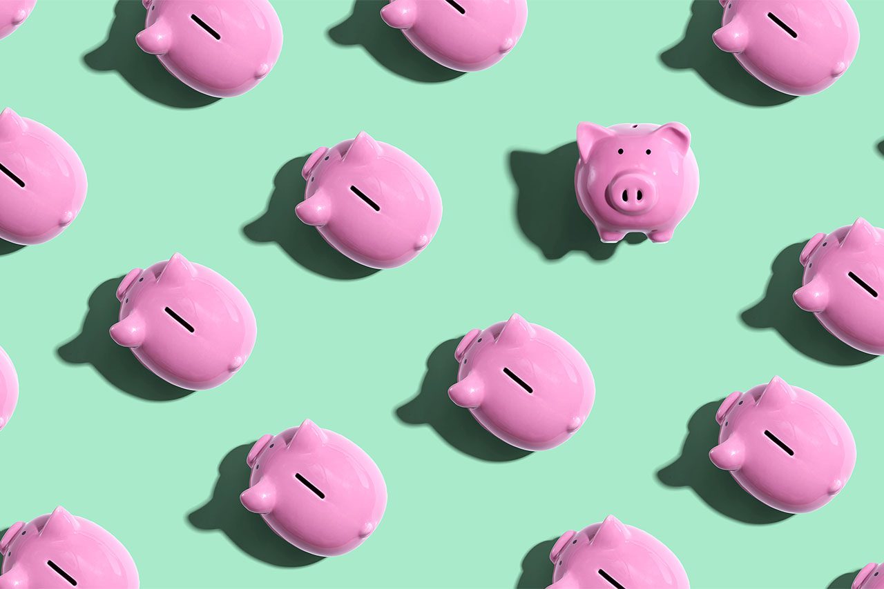 Piggy bank pattern