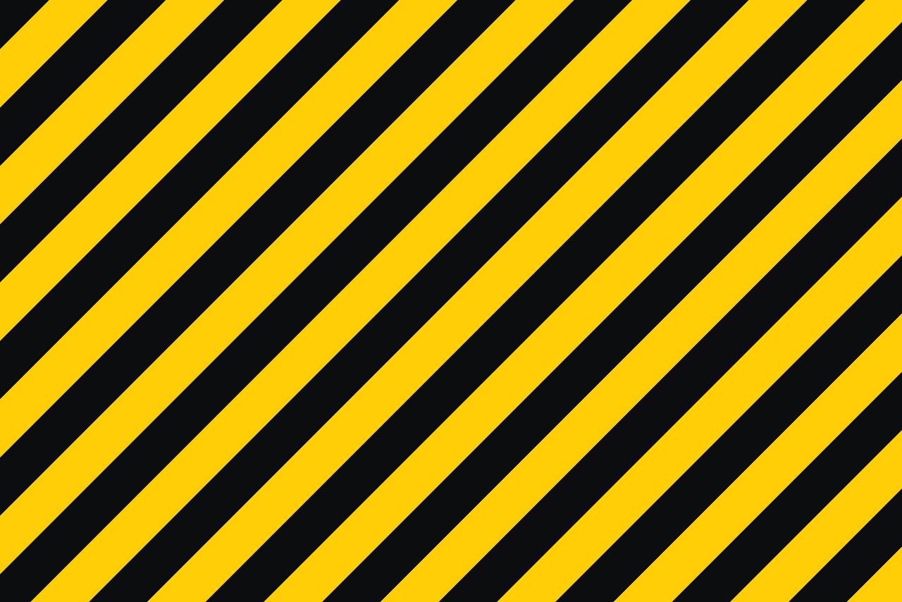 Warning stripes